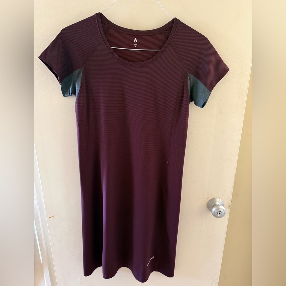 Montbell Burgundy Wikron Sport Stretch Trail Dress
